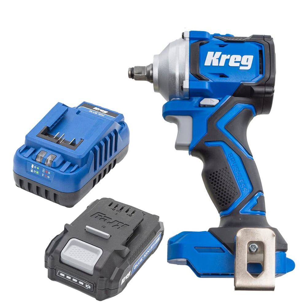 Ionic Drive 3/8” Compact Impact Wrench - 20V With 2AH Battery and Charger Kit