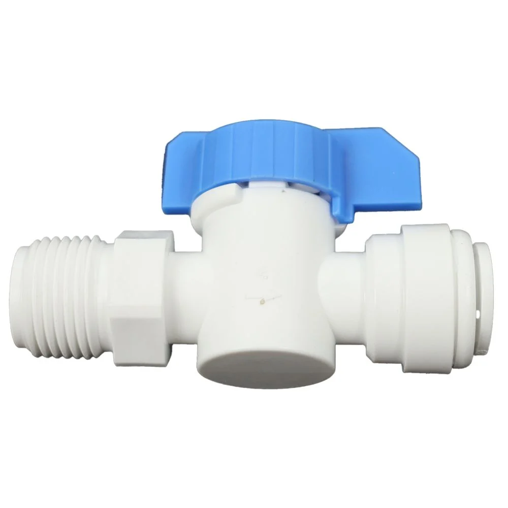 Inline Male Ball Valve 3/8 qc x 3/8 NPT — Single