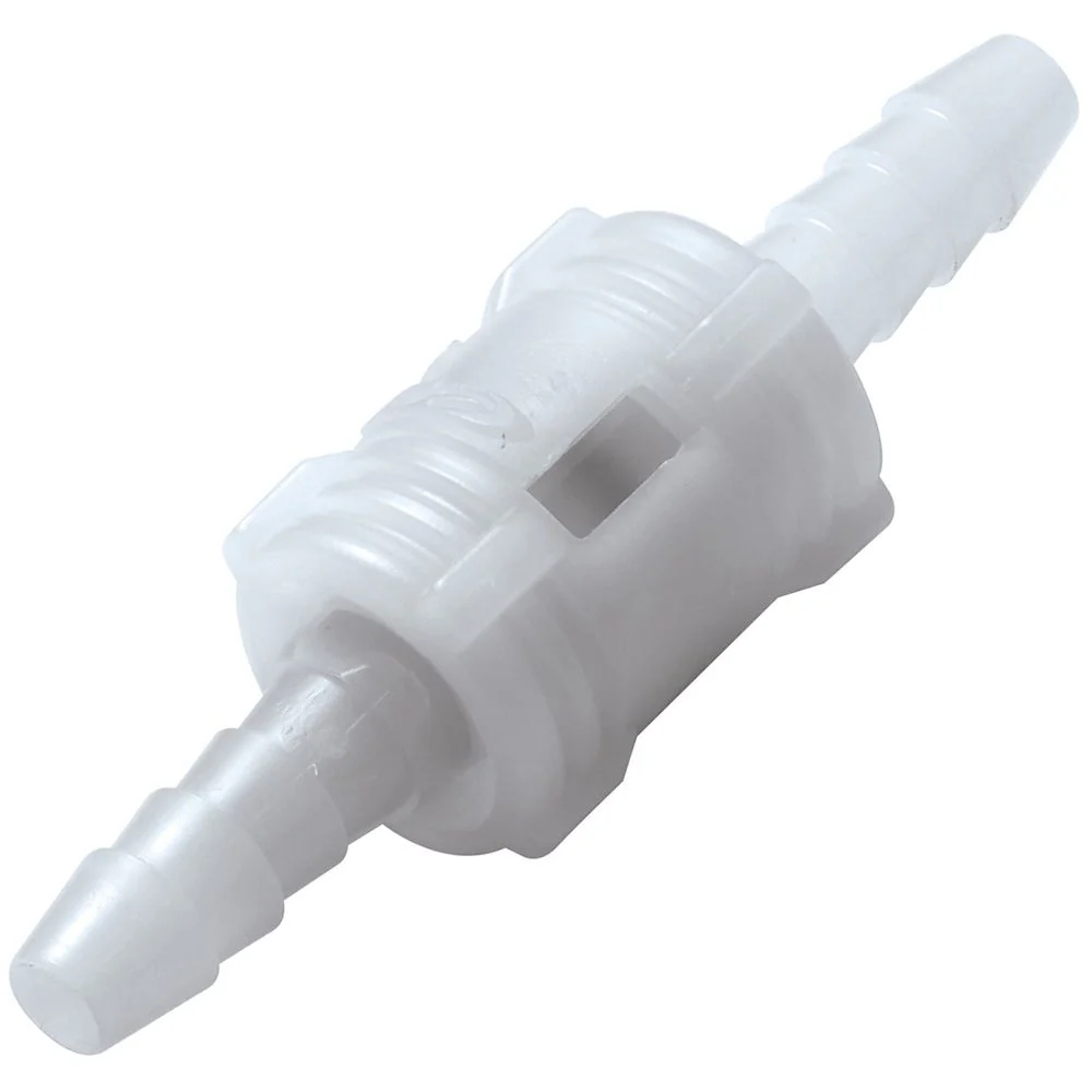 SMCDM3 Valved Inline Hose Barb Coupling Set 3mm ID Barb — Single