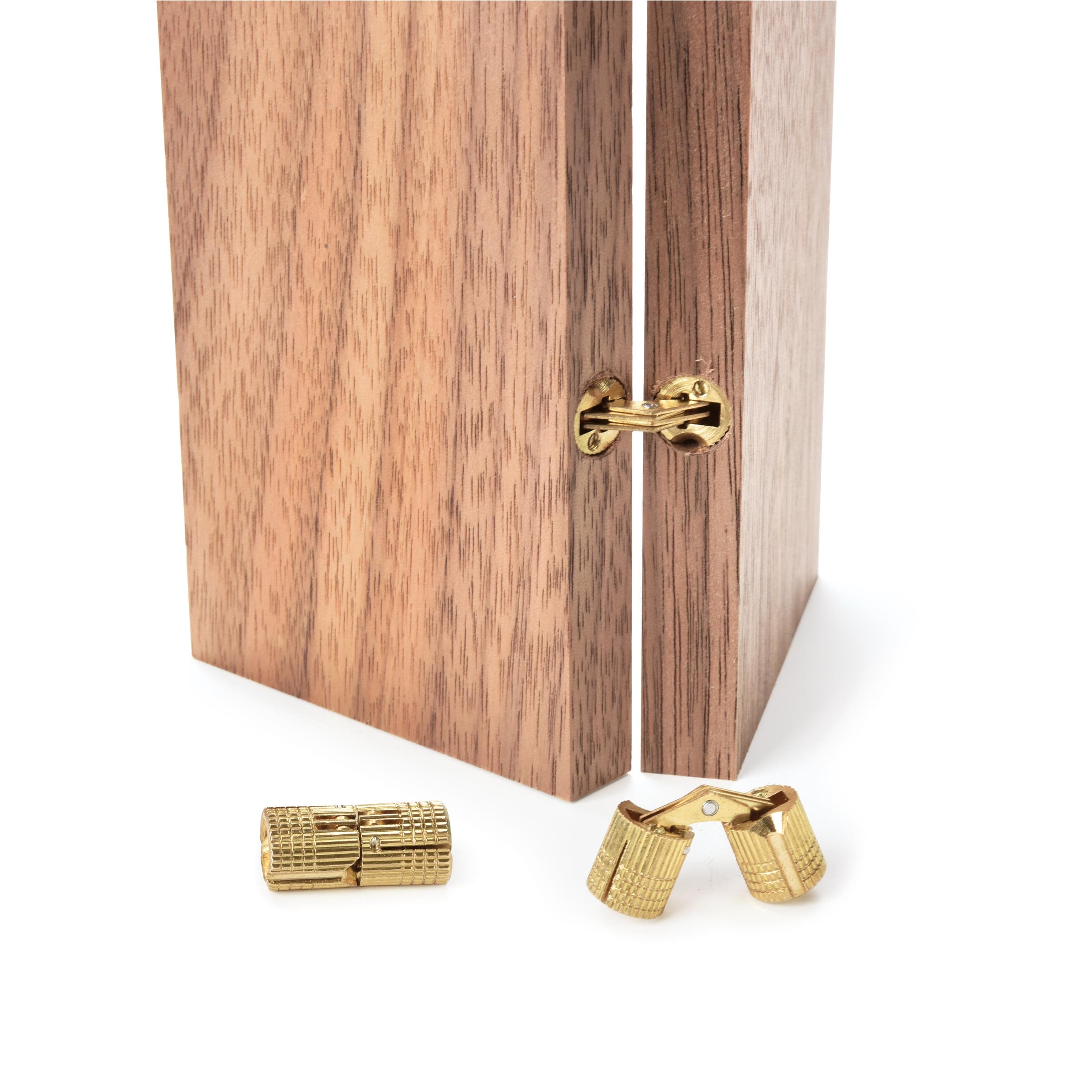 Barrel Hinge for 1/2" Panels - 1 Pair