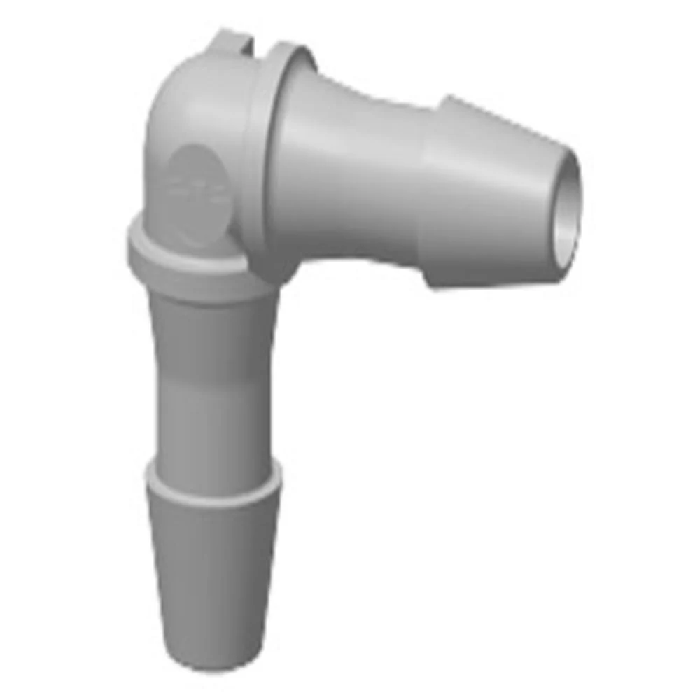 HE5 Elbow Fitting Natural Polypropylene 5/32 HB X 5/32 HB — Single