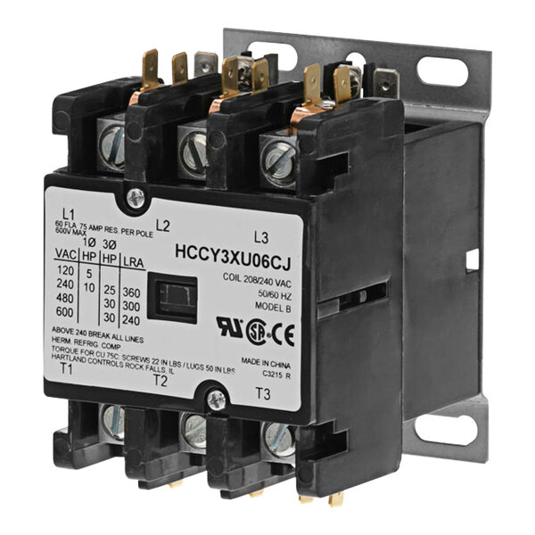 AllPoints 441095 3 Pole Contactor - 60/75A, 208/240V