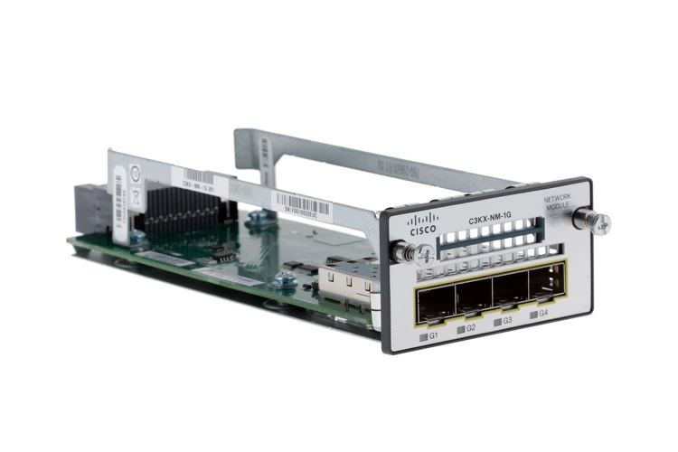 Cisco 3560X/3750X Four-Port Gigabit Ethernet Network Module