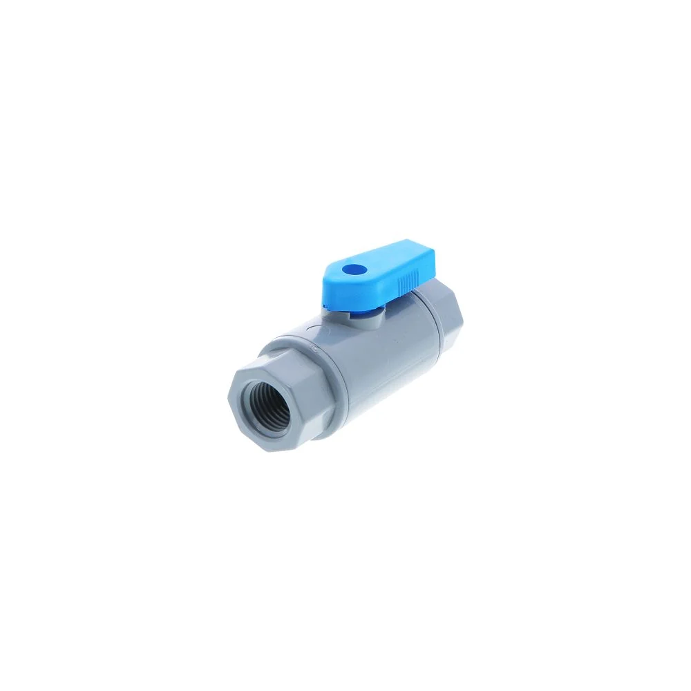SMC Inline Ball Valve PVC Barb - 1/4 FPT x 1/4 FPT — 20 Pack