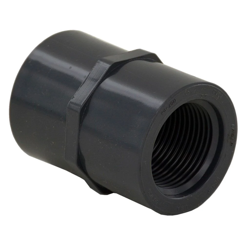 Schedule 80 PVC Coupling 1" FIP — Single