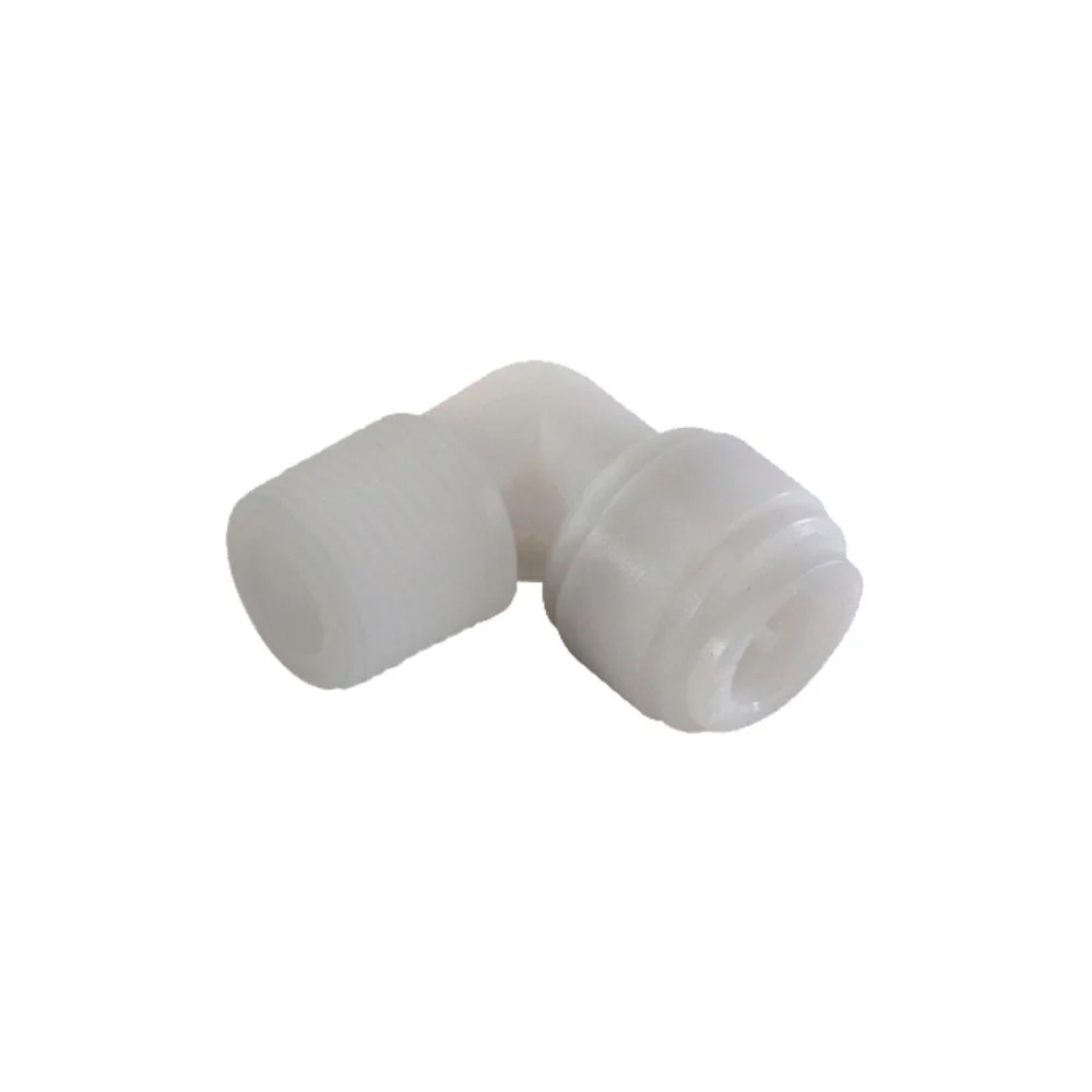 NeoFit - Polypropylene Natural White Male Elbow- 3/8"tube OD x 3/8"NPTF — Single