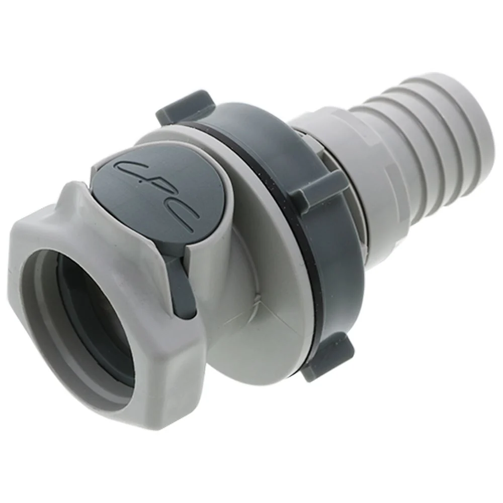 HFC161212 Panel Mount Hose Barb Coupling Body 3/4 ID Barb — Single