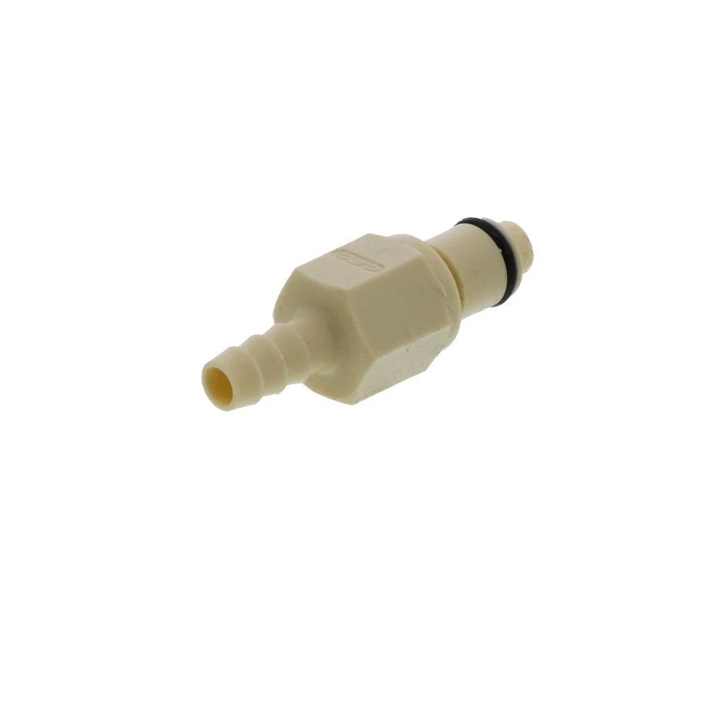 PLCD2200412 Valved In-Line Hose Barb Coupling Insert 1/4 ID Barb — Single
