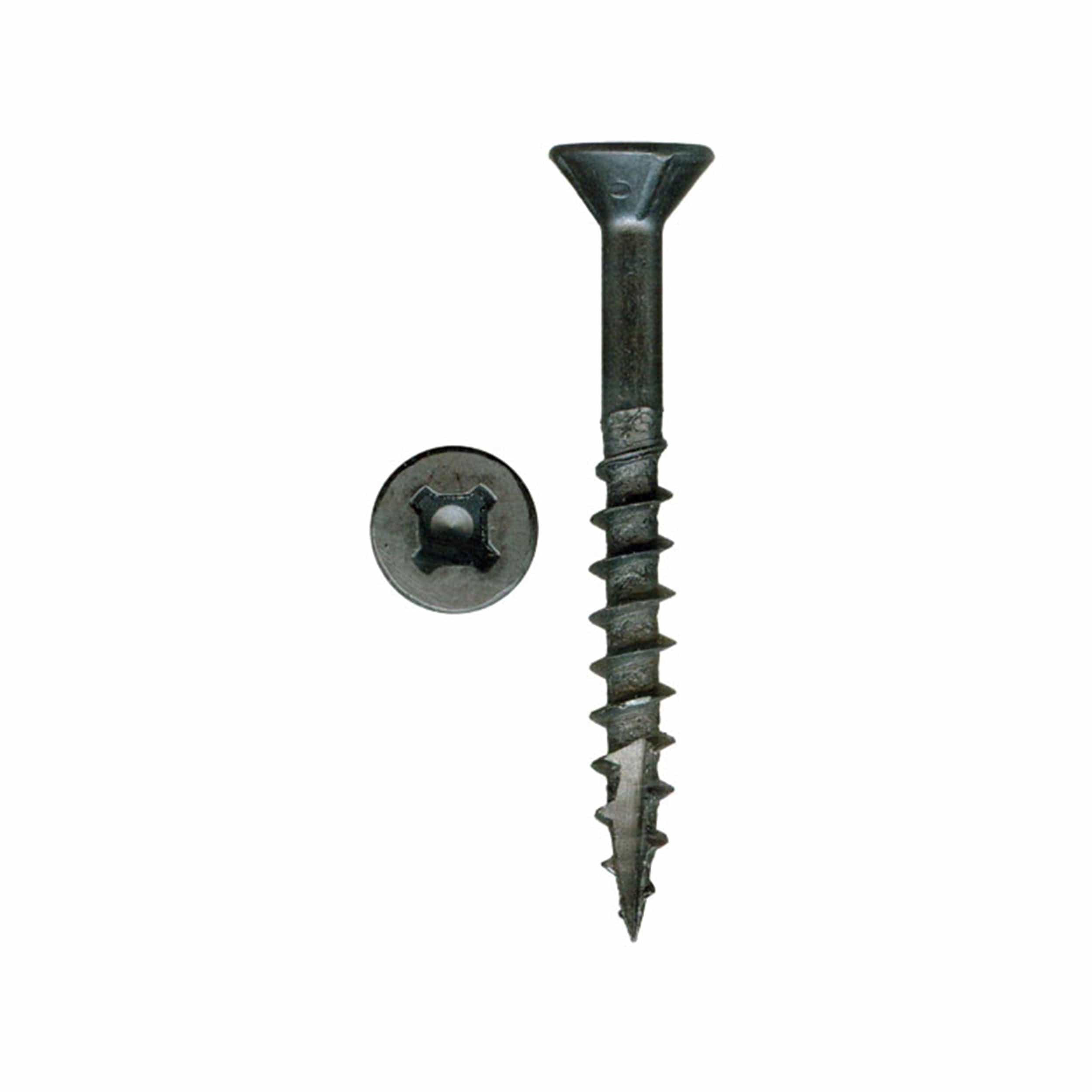 General Purpose Screws - Flat Head - Combo Drive - 100 Piece — #8 / 1-1/2" / Black Oxide