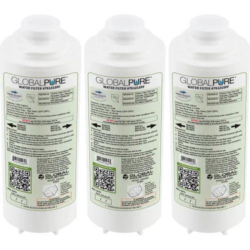GlobalPure™ Replacement Water Filter, PFAS & Microplastic, 3,600 Gallon Capacity, 3/Pack