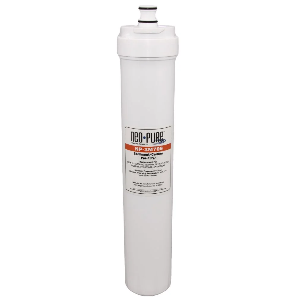 Neo-Pure NP-3M706 SQC Compatible Sediment/Carbon Prefilter — Single