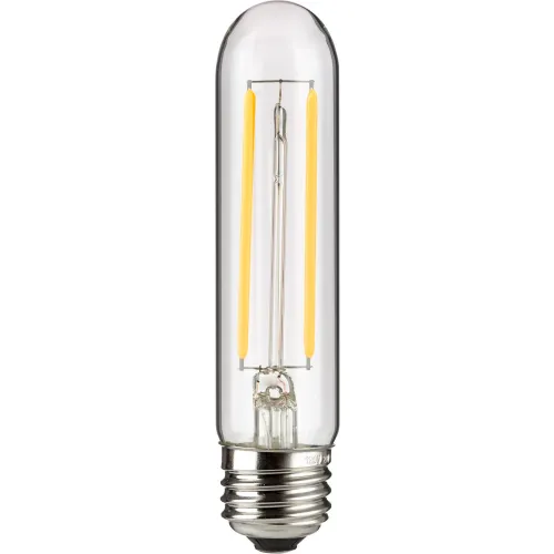 Sunlite® LED T10 Edison Tubular Light Bulb, E26 Base, 2W, 160 Lumens, 30K, Warm White, Pk of 6