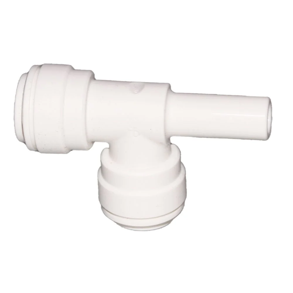 John Guest Stackable Stem Tee Polypro - 3/8 OD Stem x 3/8 x 3/8 — Single
