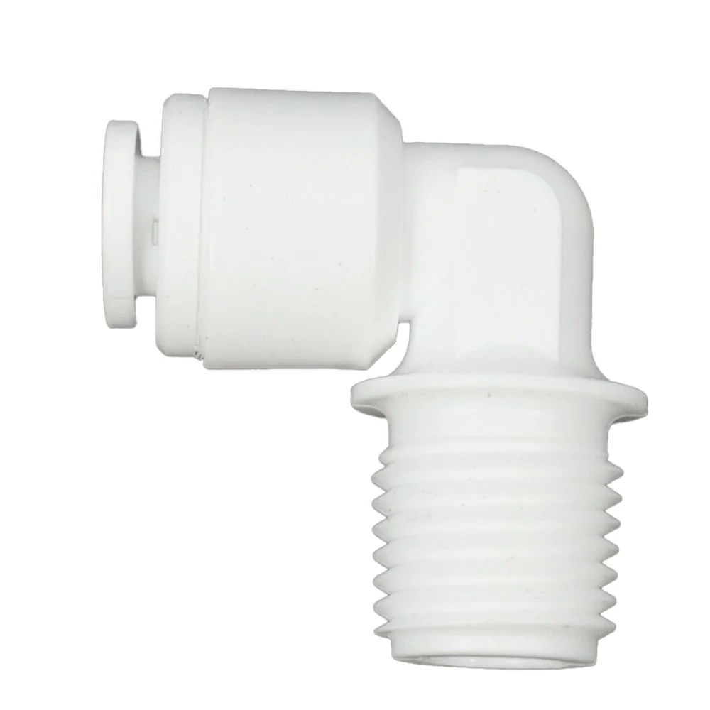 Male Elbow Acetal 1/4 qc x 1/4 MNPT — Bag of 10