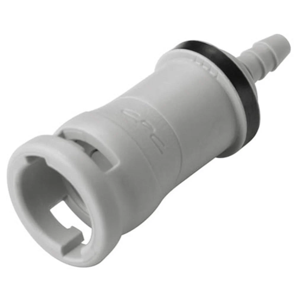 NS2D170212 Valved In-Line Hose Barb Coupling Body 1/8 ID Barb — Bag of 25