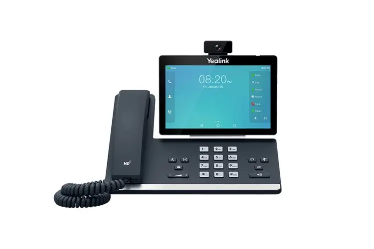 Yealink SIP-T58A w/Camera VoIP Smart Media Phone w/Bluetooth, 7-inch Color Touchscreen, New, Original