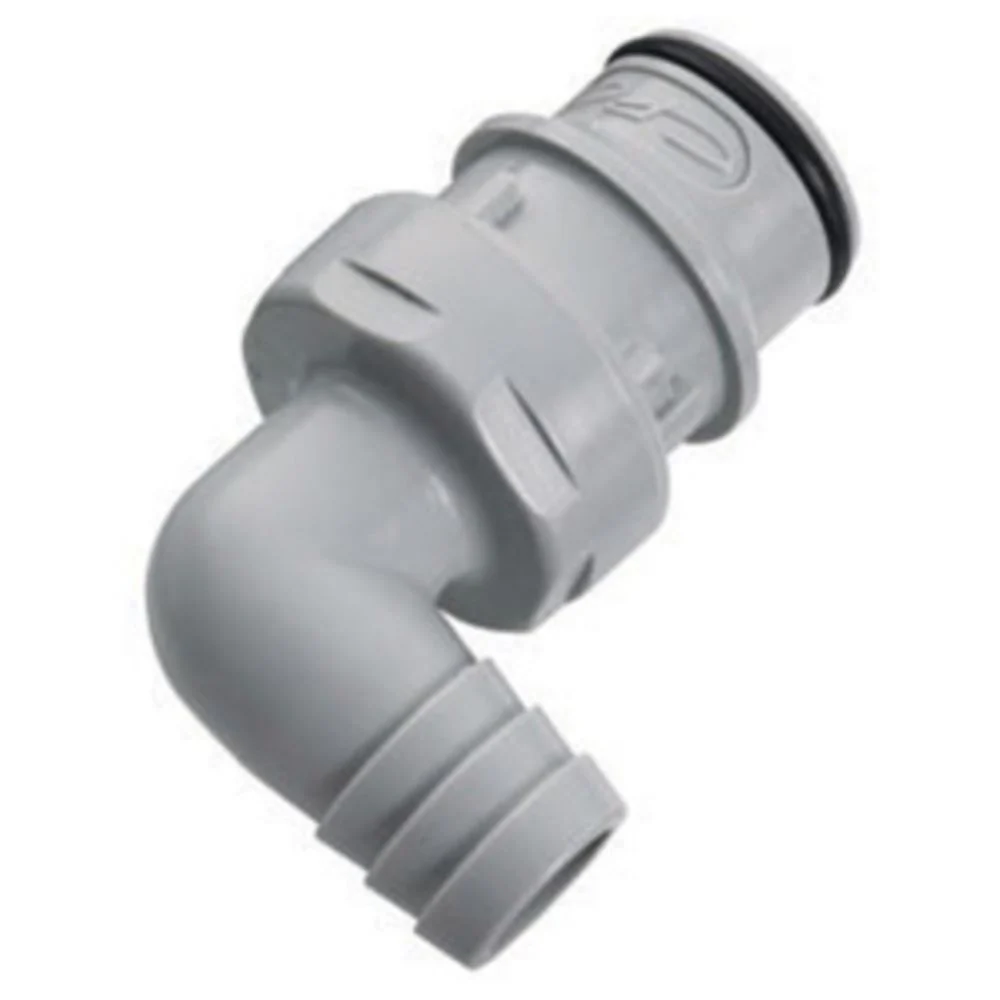 65400 NSF Non-Valved Elbow Hose Barb Coupling Insert 3/4 ID Barb — Bag of 10