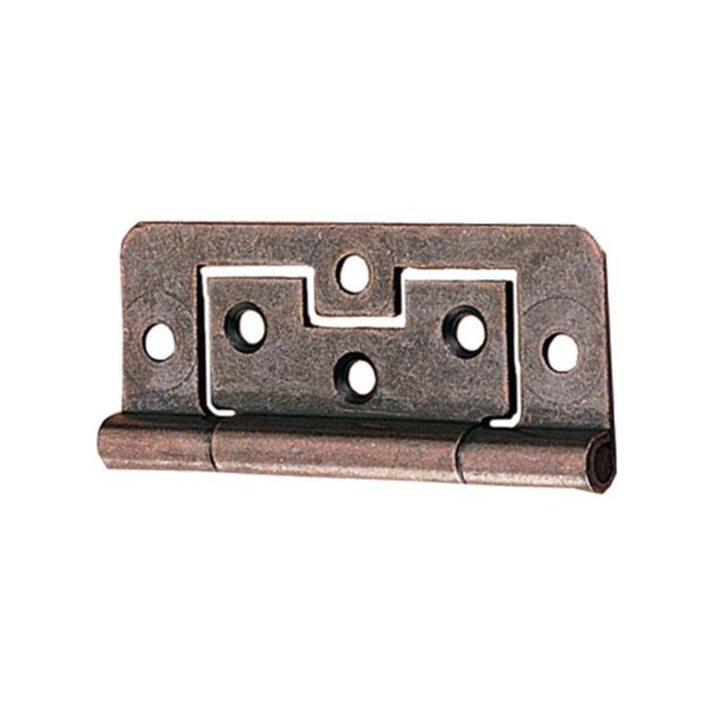 Non-Mortise Hinge - Statuary Bronze - Pair — 1" x 3"