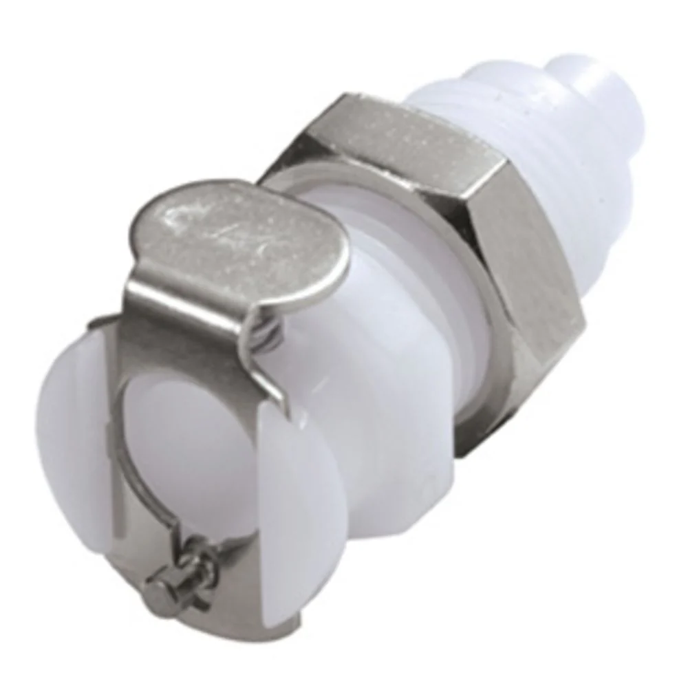 PMC1601 Panel Mount Hose Barb Coupling Body 1/16 ID Barb — Pack of 250