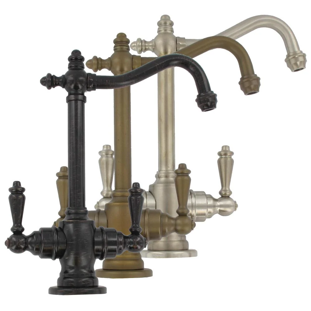 Waterstone Annapolis 1100HC Faucets with Lever Handle - Hot/Cold — Antique Pewter