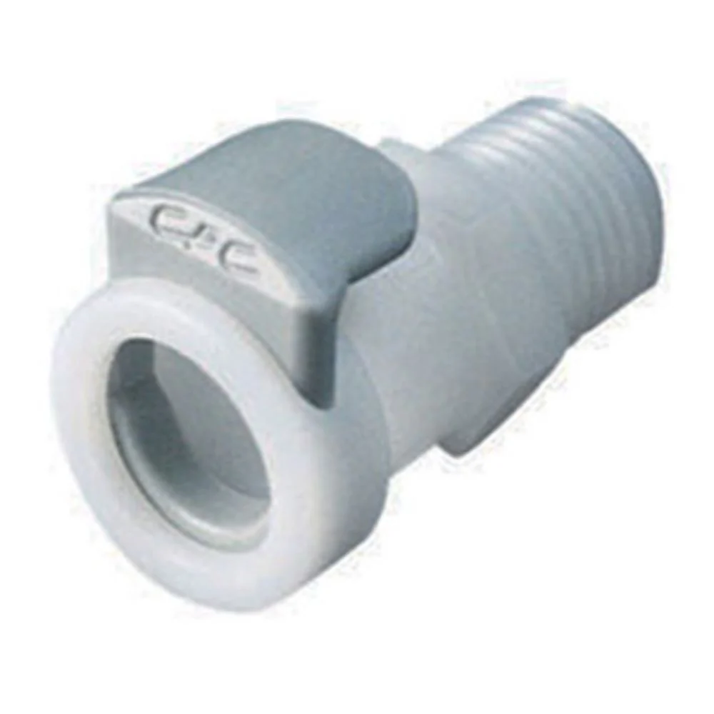 45600 NSF Valved Male Thread Coupling Body 1/4 NPT — Bag of 25