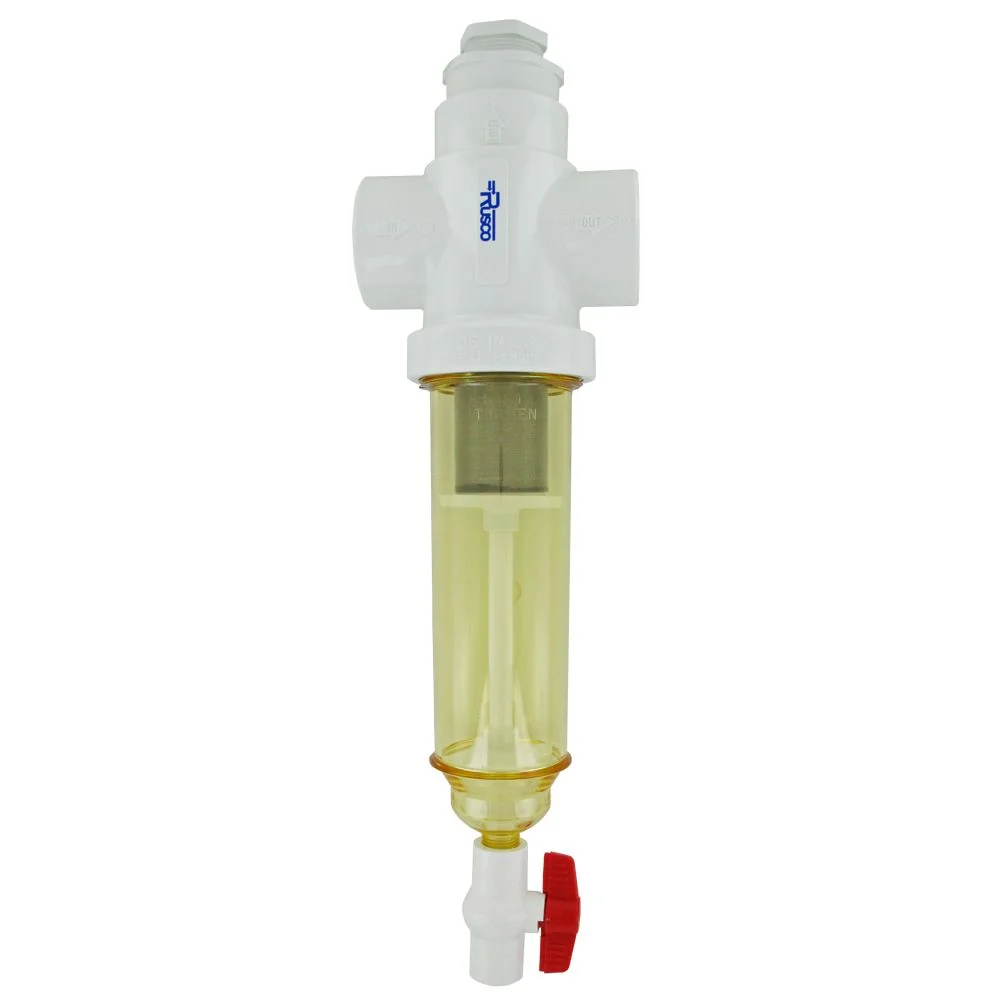 Rusco Chemically Resistant Sediment Trapper Filter Combo Style 2" SS — 140 Mesh (104 micron)