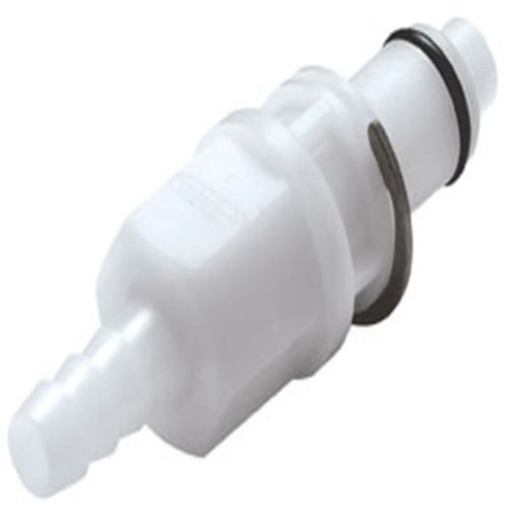 LMD22004 Multi-Mount Valved Hose Barb Coupling Insert 1/4 ID Barb — Pack of 100