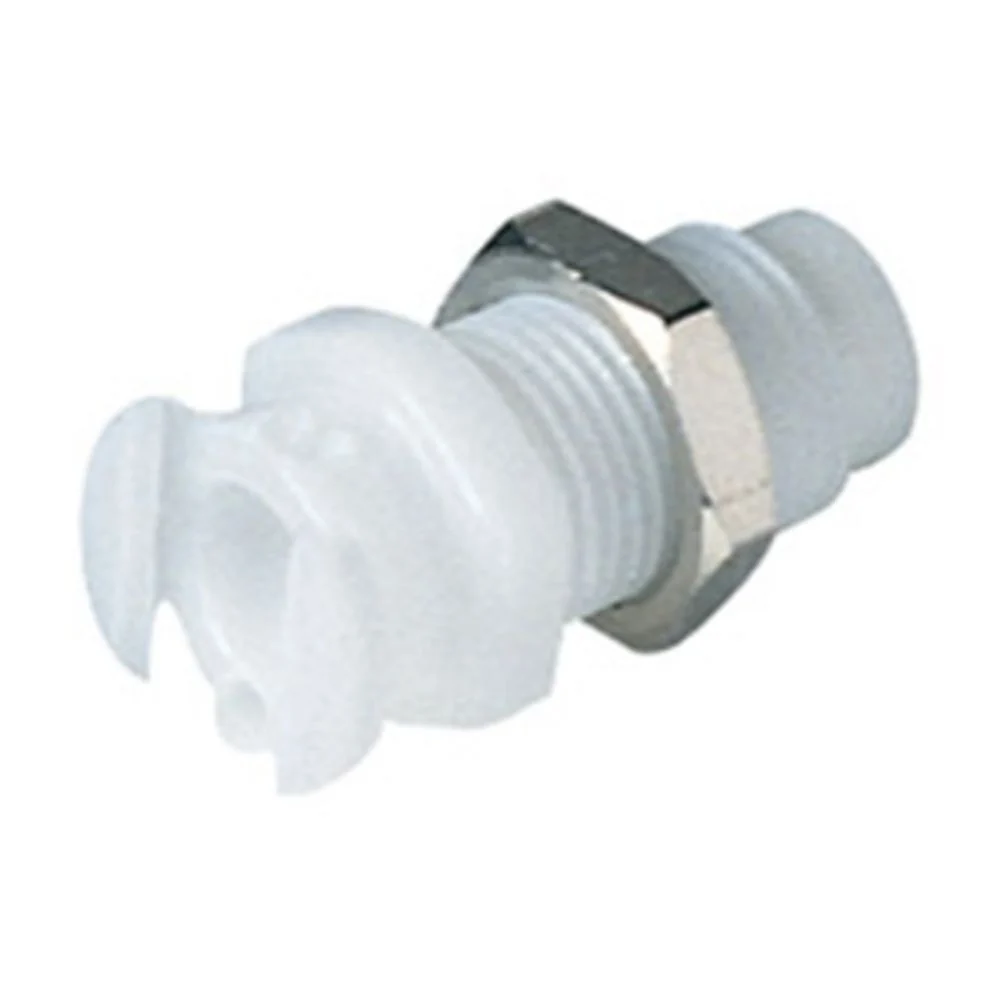 Multi-Mount Valved Female Thread Coupling Body - 10-32 UNF Chrome — Pack of 100