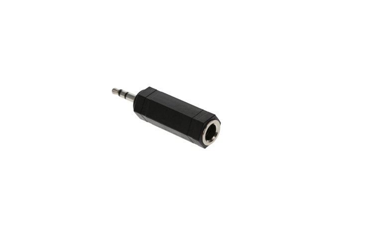 3.5mm male Stereo Plug to 1/4 inch Female Stereo Jack Adapter
