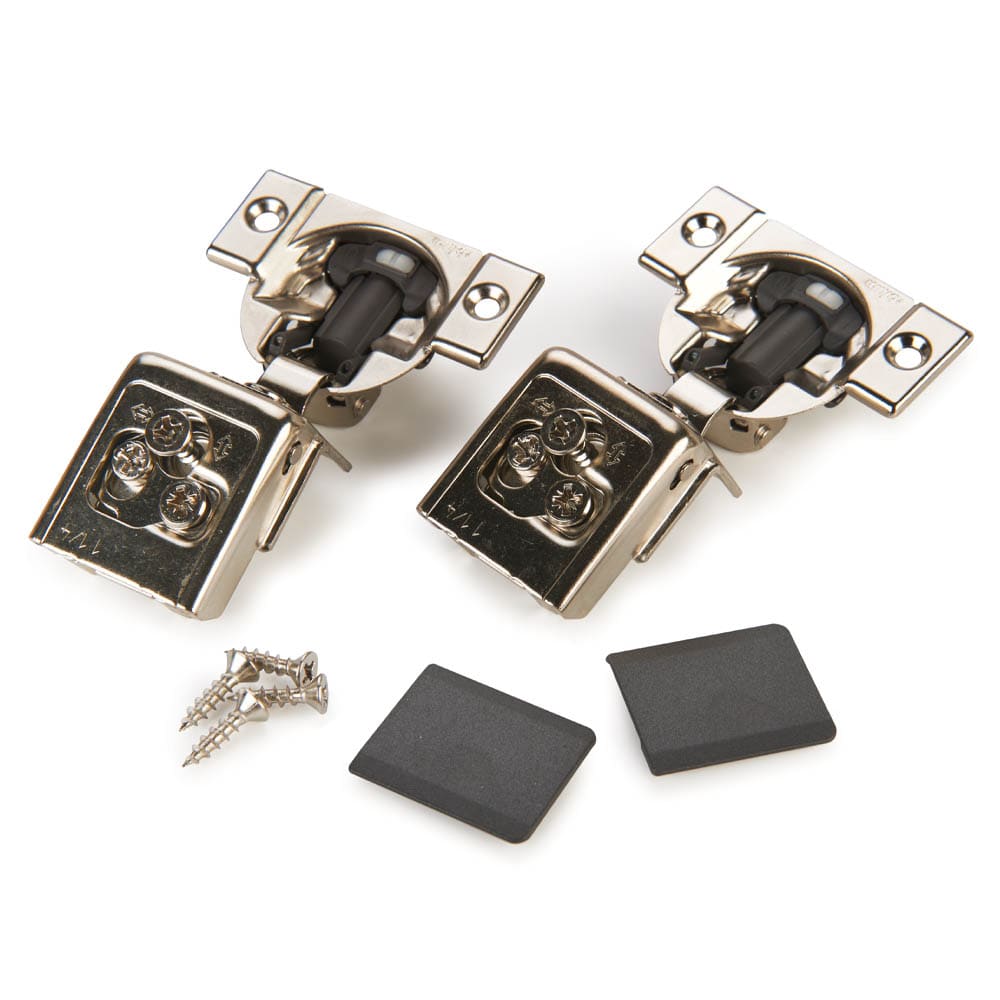 Premium Compact Clip Hinge for Face Frame Cabinets - 1-1/4" Overlay - 110 Degree with BLUMOTION - 1 Pair
