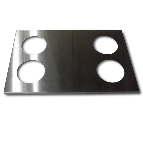 APW Wyott AA-14890 4 Hole Adapter Plate with 5" Openings
