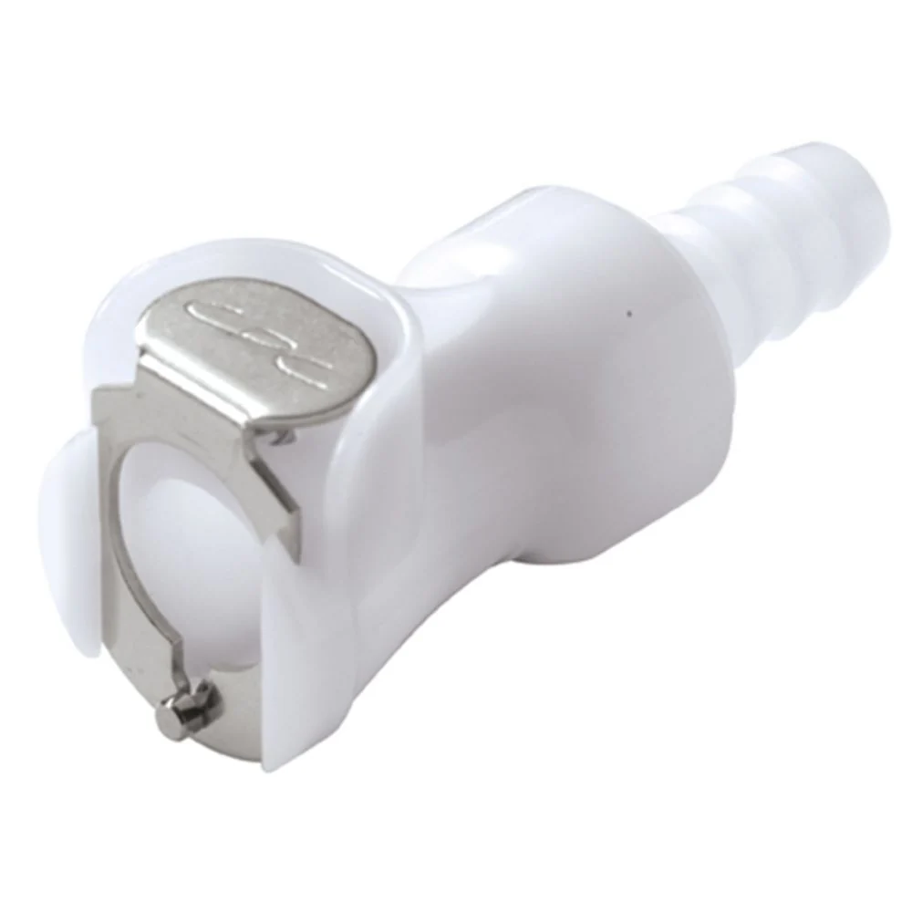 PLCD17005 Valved In-Line Hose Barb Coupling Body 5/16 ID Barb — Pack of 250