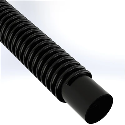 SP-SBR-4.0-100 by Texcel | SIGMA-ULTRAVAC-SBR™ Series | SBR Vacuum Hose | 4" Hose ID | 30 PSI | 29 in/Hg Vacuum Rated | Black — 100' Length