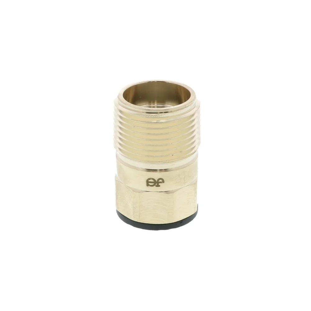 John Guest Lead-Free ProLock Brass Male Connector NPT - 3/4 CTS x 1 NPT — Bag of 5