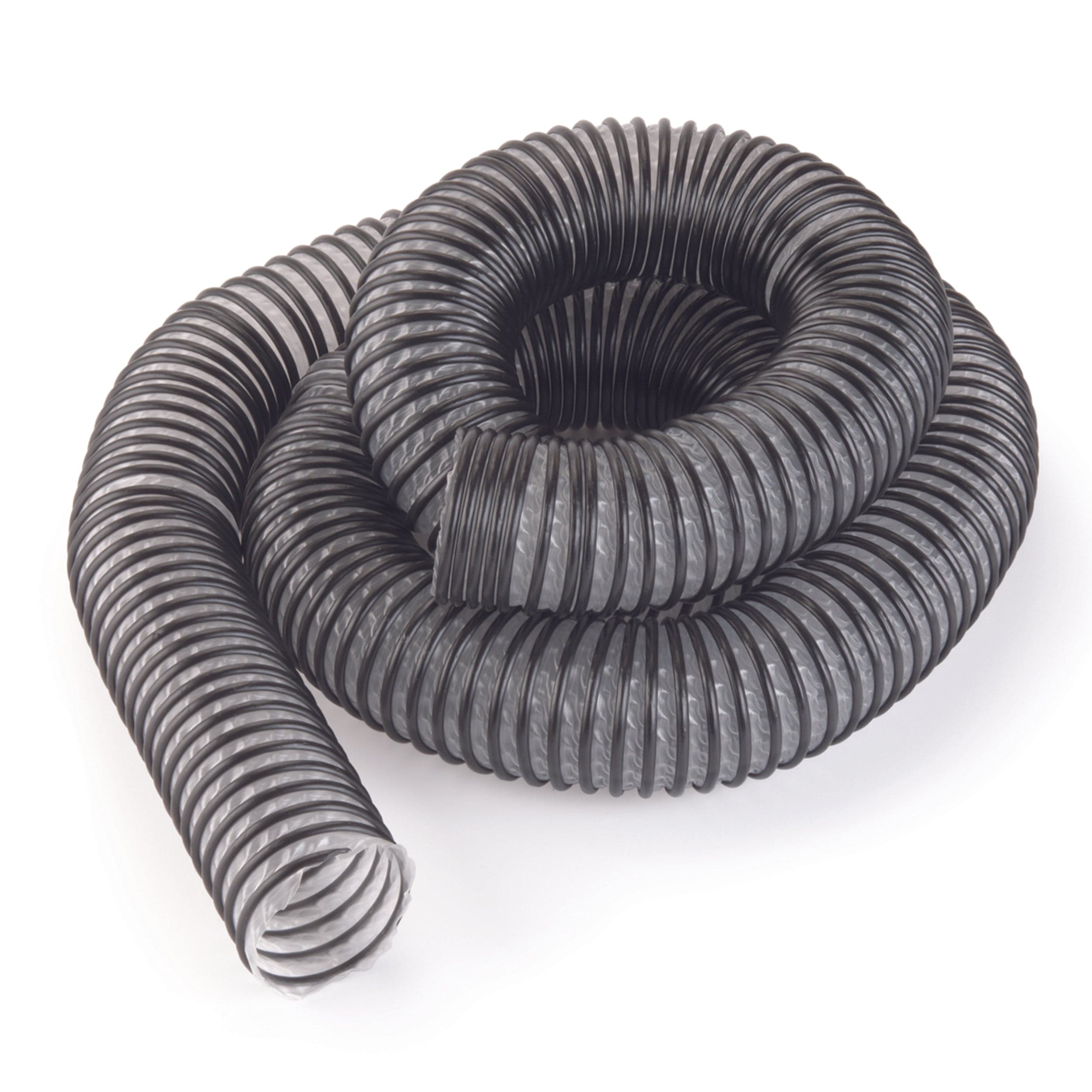 Light-Duty Dust Collection Hose - 4" x 10' - Semi-Clear