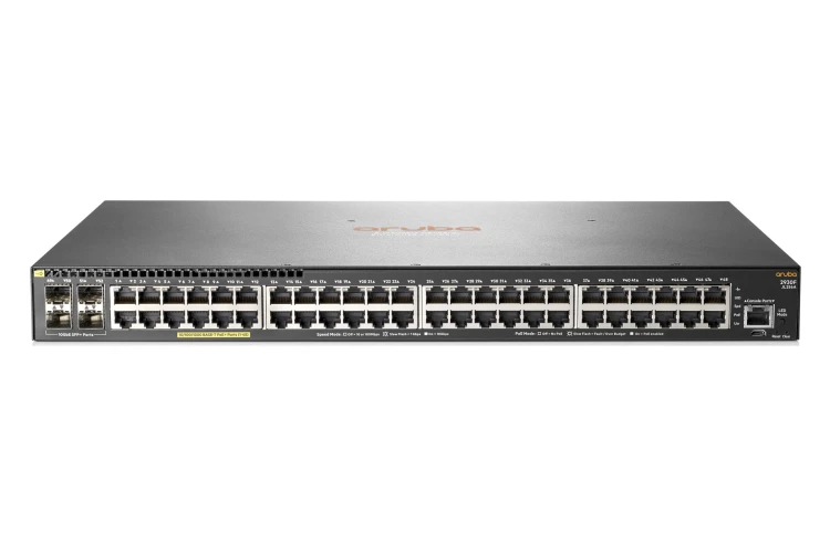 HPE Aruba 2930F Series Switch, 48G PoE+ ports, 4 SFP+ Uplinks, NIB, JL256A