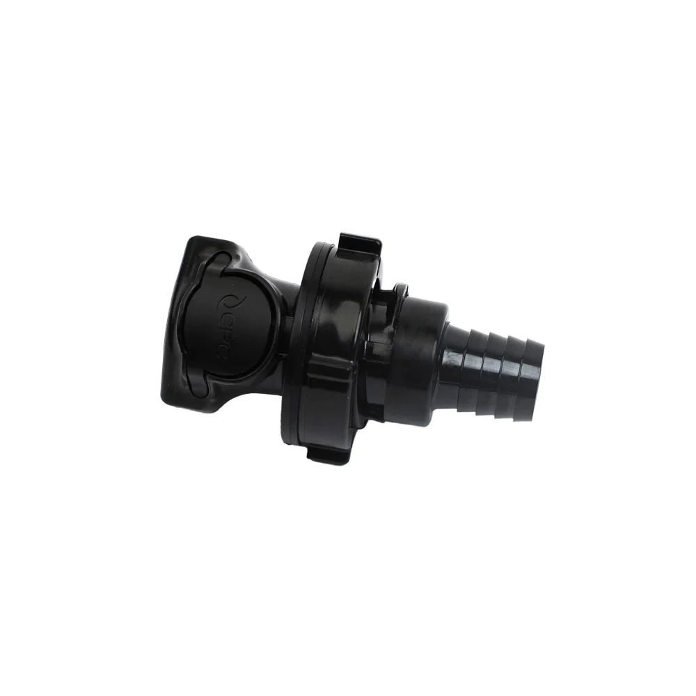 HFCD161057 Valved Panel Mount Hose Barb Coupling Body 5/8 ID Barb — Single