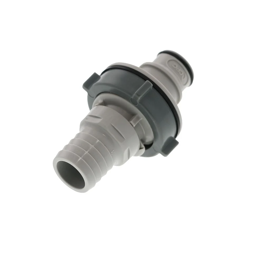 HFCD421212 Valved Panel Mount Hose Barb Coupling Insert 3/4 ID Barb — Pack of 100