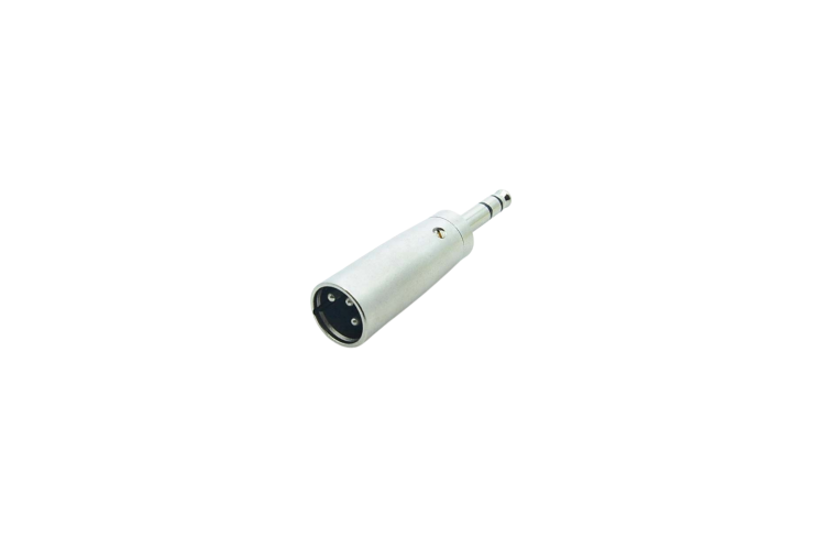 XLR Male to 1/4in Stereo Male Adapter