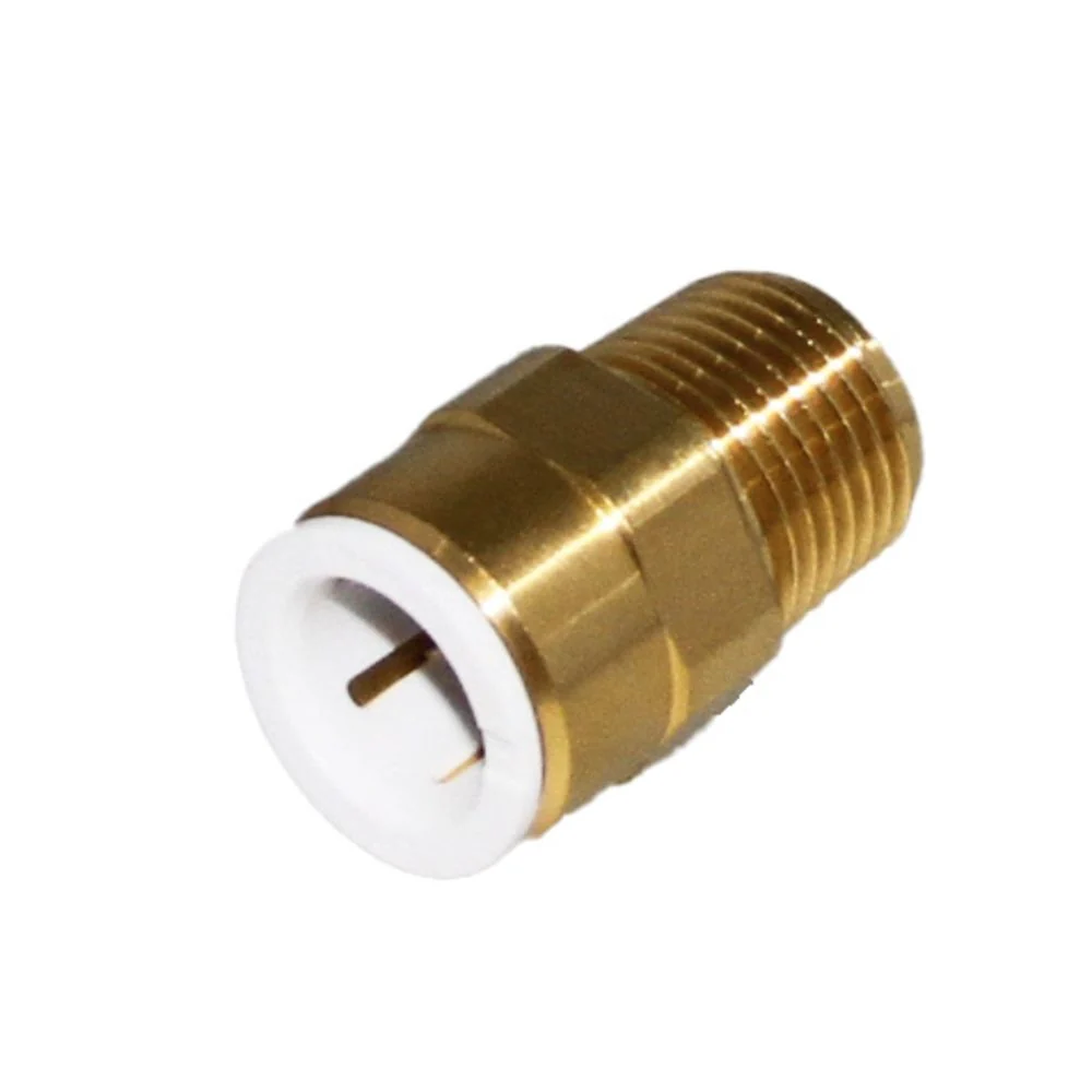 John Guest Brass Male Connector BSPT - 22mm x 3/4 BSPT — Bag of 5