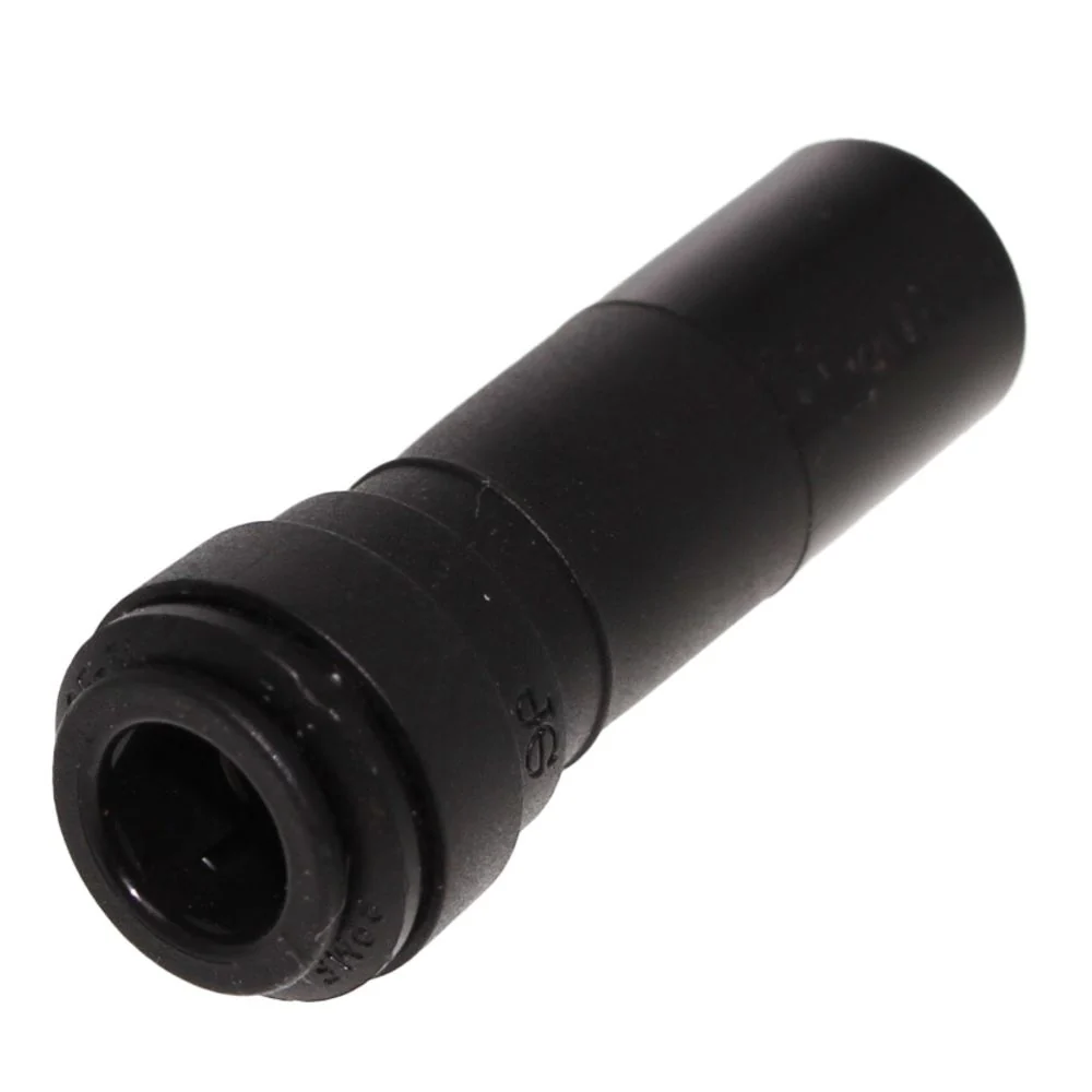 John Guest Reducer Stem Black Polypropylene - 5/8 Stem x 3/8 — Box of 200