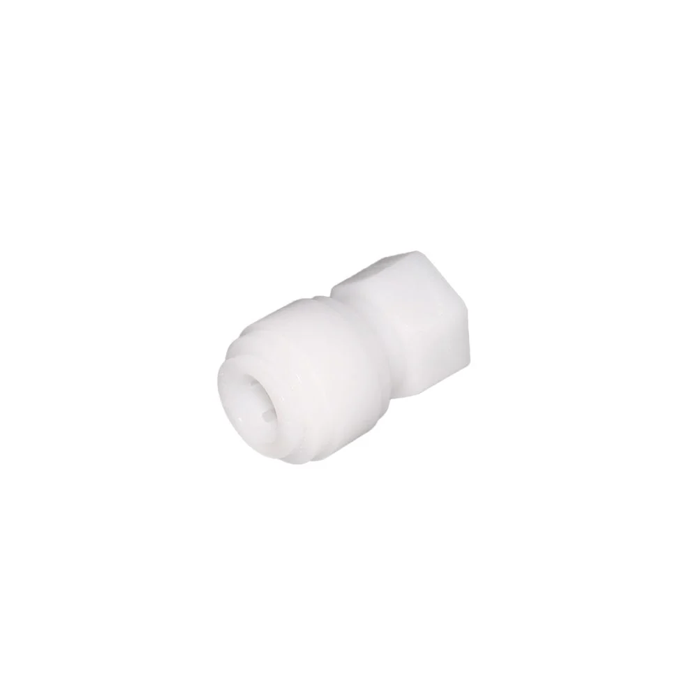 NeoFit - Acetal Natural White Female Adapter 8mm tube x 1/4" BSP(P) - Cone Type — Box of 250