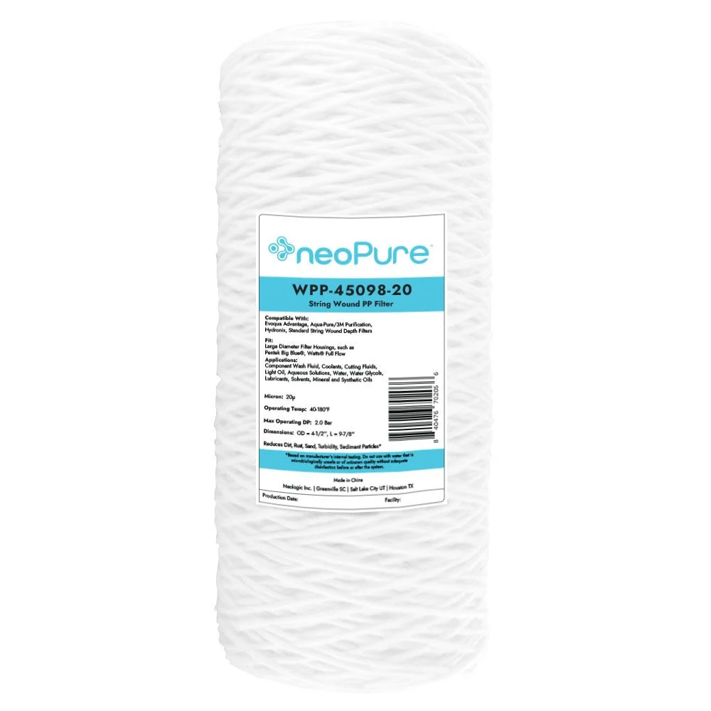 Neo-Pure WPP-45098-20 10" Surfactant Free BB String Wound Filter 20 Micron — Single