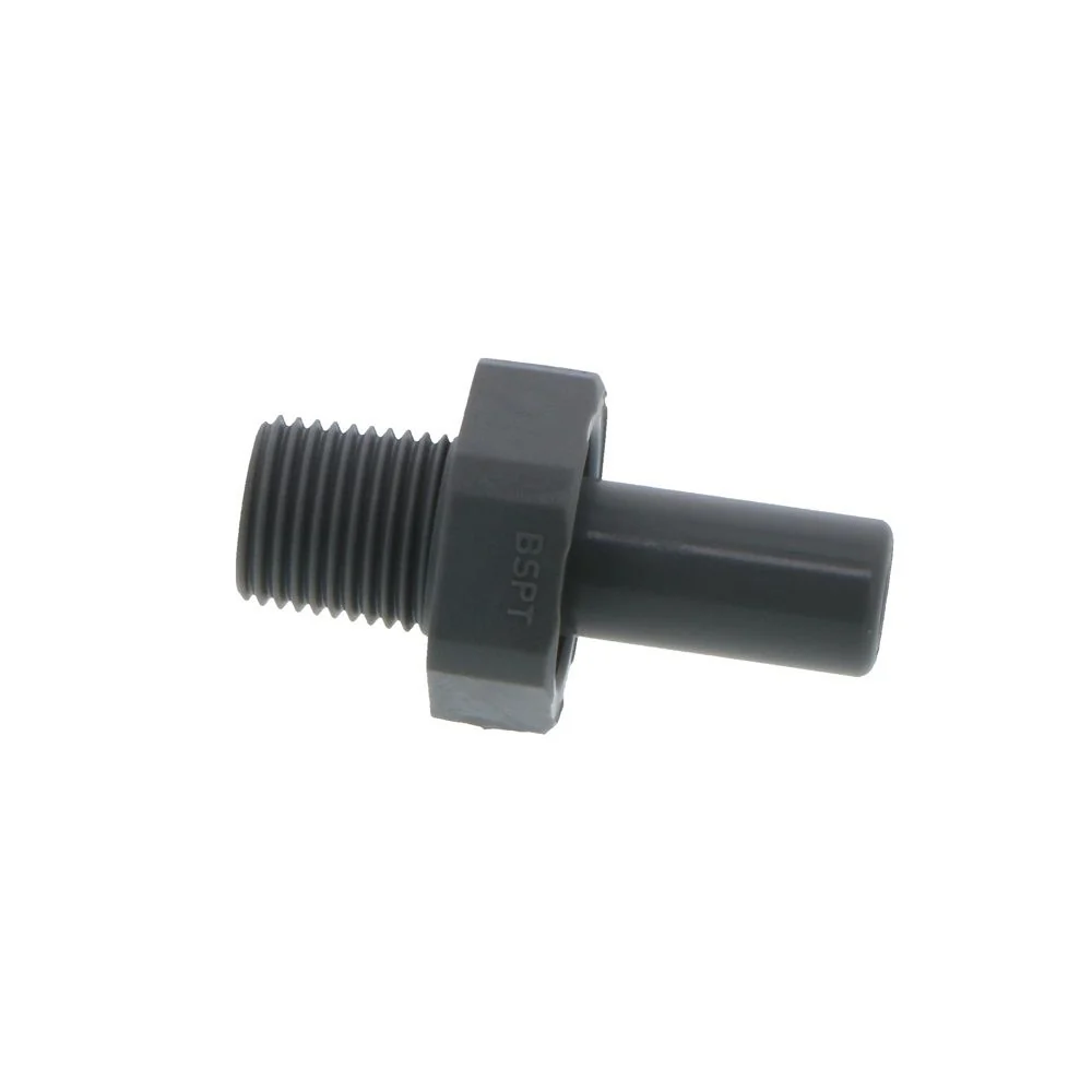 John Guest Stem Adapter BSPT - 5/16 x 1/8 BSPT — Bag of 10