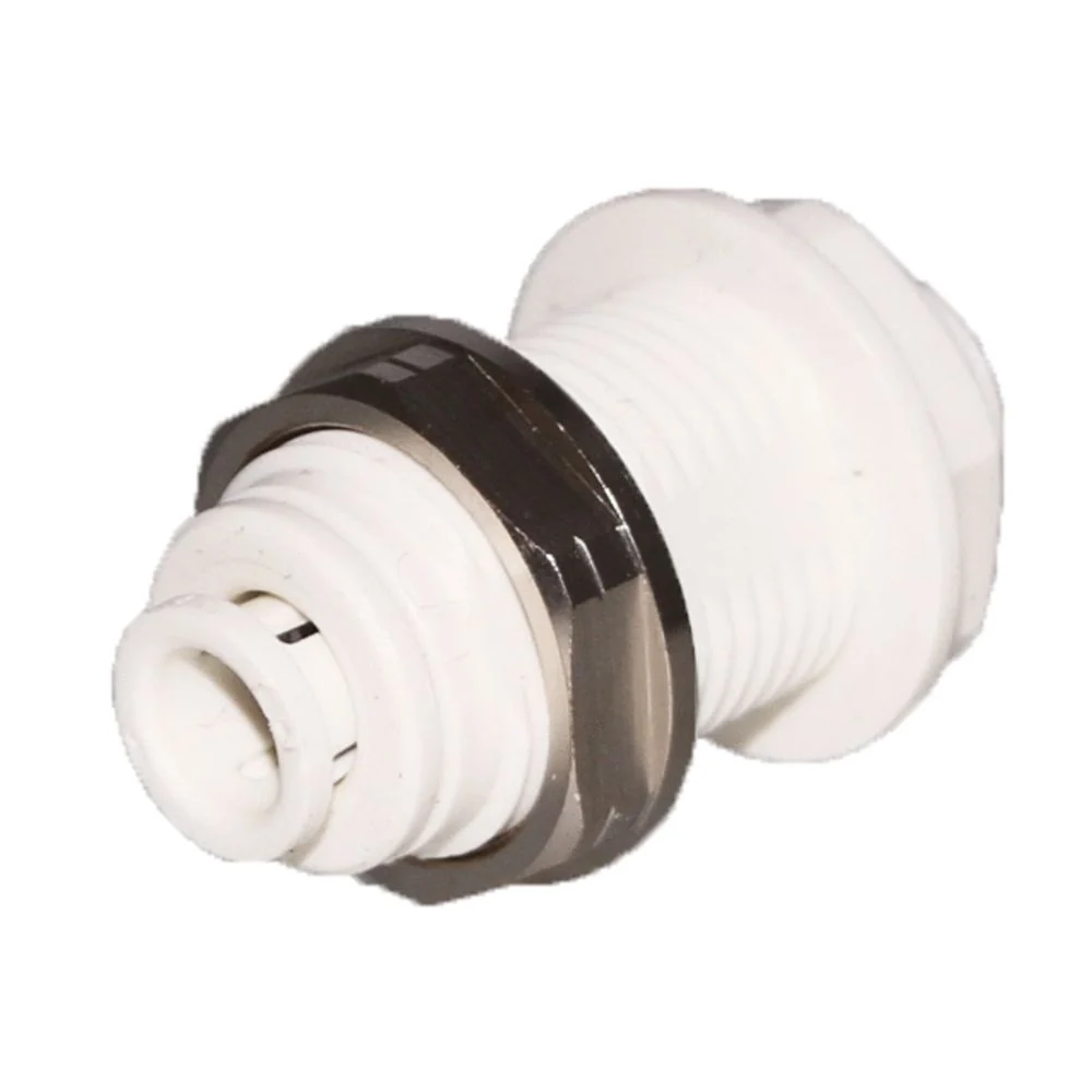 John Guest Reducing Bulkhead Union Polypro - 3/8 x 1/4 — Box of 150