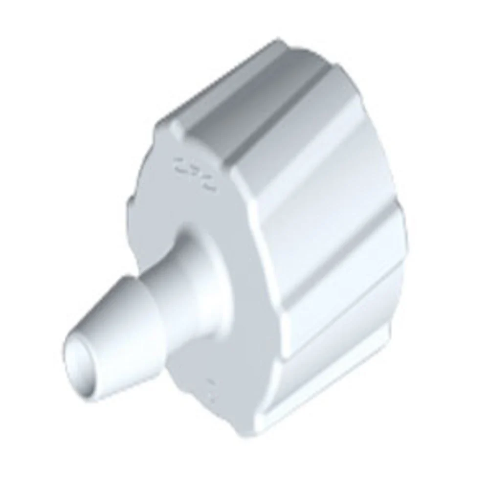 LM3130 Luer Fitting White Nylon Male Luer X 3/32 HB — Pack of 1000