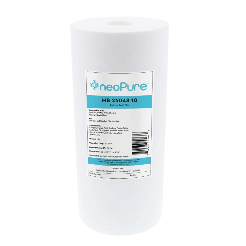 5" Polypropylene Sediment Depth Filter 10 mic — Single