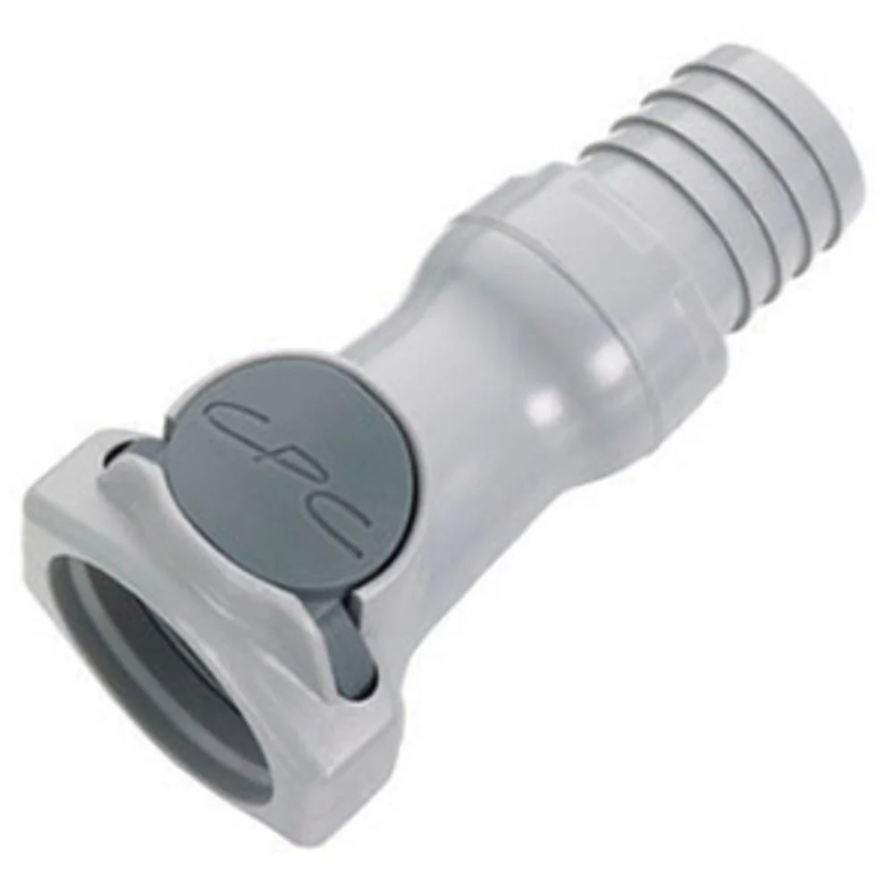 HFCD171212 Valved In-Line Hose Barb Coupling Body 3/4 ID Barb — Single