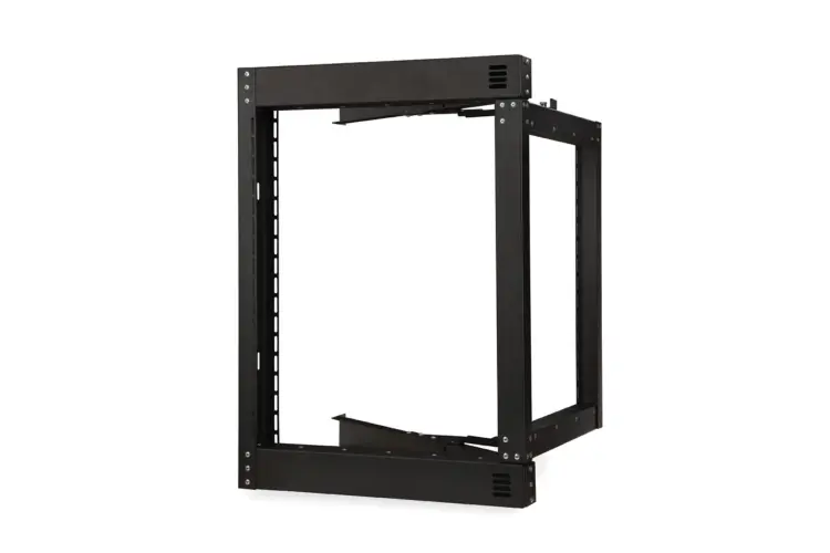 Phantom Class Open Frame Swing-Out Rack, 12U