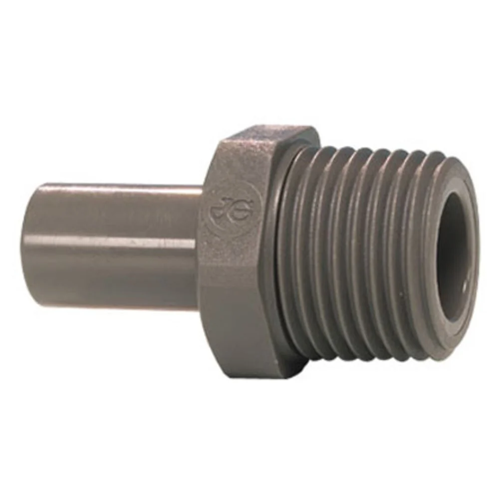 John Guest Stem Adapter NPTF - 5/16 x 1/4 NPTF — Bag of 10